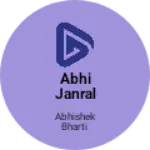 Business logo of Abhi janral store