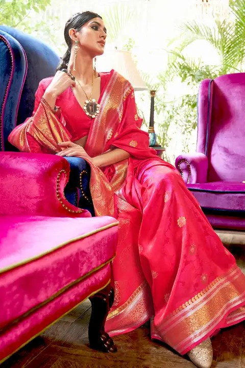 Post image Pink saree collection