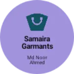 Business logo of Samaira garmants