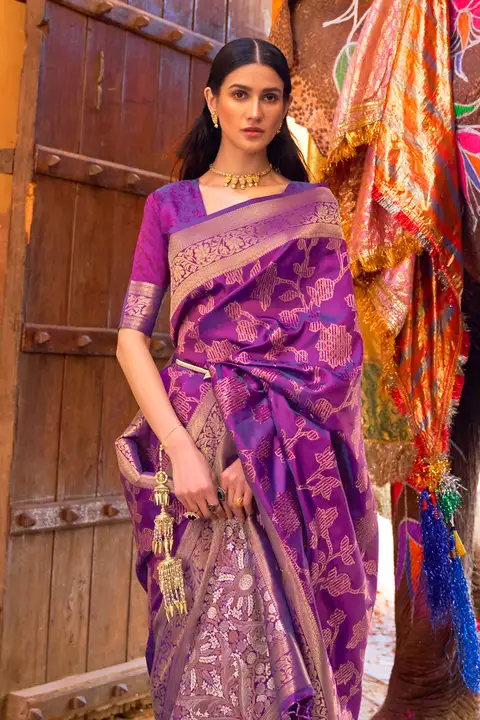 Kanjivaram Korum Silk Saree  uploaded by 1 Place For All Fashion  on 3/24/2023