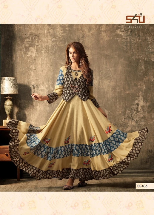 Gown style kurti  uploaded by Best of best fashion on 3/24/2023