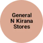 Business logo of General n kirana stores fmcg grocery clothin