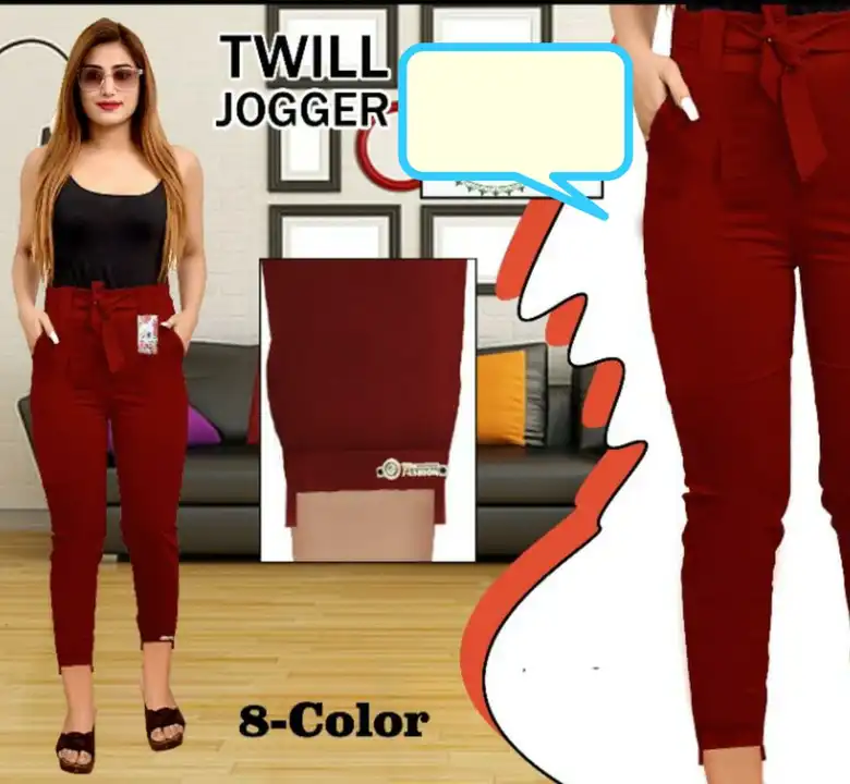 Twill up down  joggers  uploaded by business on 3/24/2023
