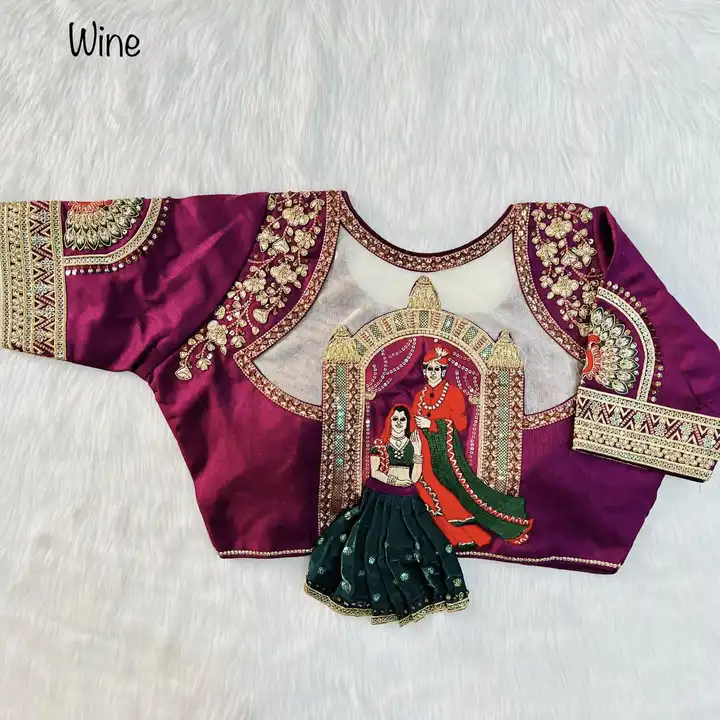 Product image of Blouse , price: Rs. 599, ID: blouse-61adebed