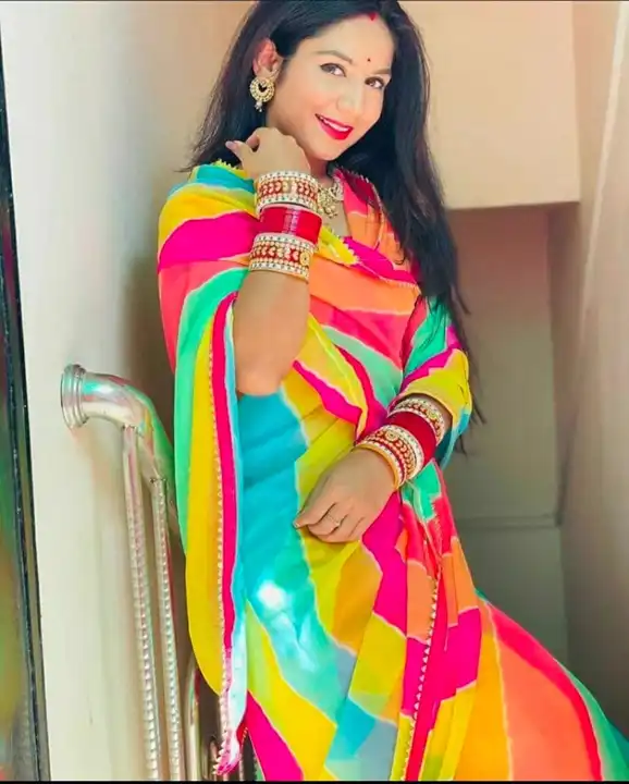 *Beautiful lehriya saree for every festival*


60grm gorgete. Saree with blouse
Gota bijiya all over uploaded by Gotapatti manufacturer on 3/24/2023