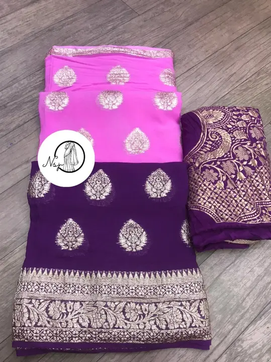 presents  most “Popular collection 

*beautiful color combination Saree for all ladies*

👉keep shop uploaded by Gotapatti manufacturer on 3/24/2023