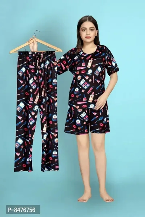 Stylish Blue Polycotton Printed Lounge Top with Shorts And Bottom Set For Women

Size: 
S
M
L
XL
2XL uploaded by Digital marketing shop on 3/25/2023