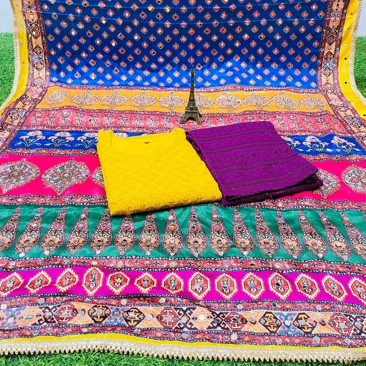 1 uploaded by Phulkari Dupatta and Suit on 6/3/2024