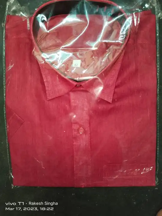 Handloom khadi fabric shirt uploaded by Rahul textile on 3/25/2023