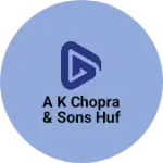 Business logo of A k chopra & sons huf
