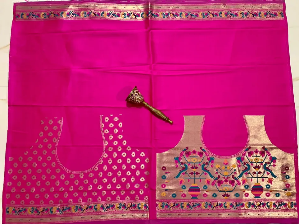 UNSTICH PAITHANI BLOUSE  uploaded by L & S GOODS CO on 3/25/2023