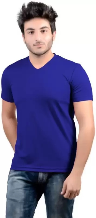 V neck T shirt uploaded by Sonu manufacturing on 3/25/2023