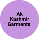 Business logo of Ak kashmir garments