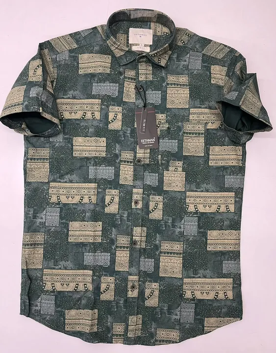 *💯% Original Branded Men’s Premium Half Sleeves Twill Cotton Printed Shirts*

Brand:*EETHMAN®️[O.G] uploaded by CR Clothing Co.  on 3/25/2023