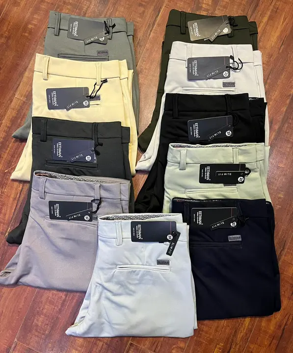 Product image of *💯% MEN’S BRANDED PREMIUM QUALITY MEN’S  4WAY LYCRA CHINOS*

Brand: *EETHMAN®️ [O.G]* 
Fabric: 💯% , price: Rs. 470, ID: men-s-branded-premium-quality-men-s-4way-lycra-chinos-brand-eethman-o-g-fabric-4077722a