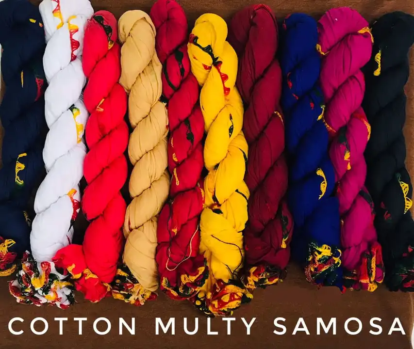 Cotton Multi Samosa Dupatta uploaded by KQueen Fashion on 3/25/2023