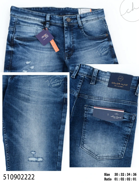 TONE DENIM JEANS SETWISE  uploaded by KRAFT (jeans & casuals) on 3/25/2023