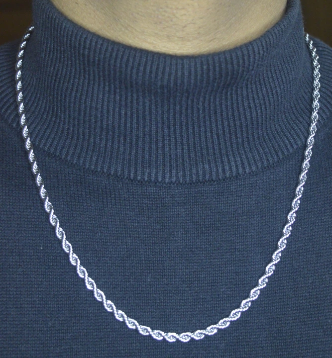 Rope chain SS chromed polished 24ninch uploaded by business on 3/25/2023