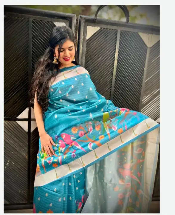Tussar silk saree 🛍️💫 uploaded by Candy TEXTILE on 3/25/2023