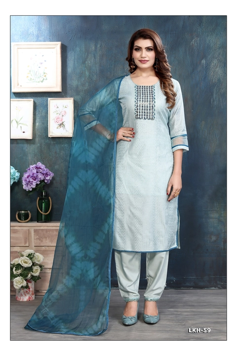 Exclusive Kurta with Pant and Duppatta  uploaded by Vihu fashion on 3/25/2023