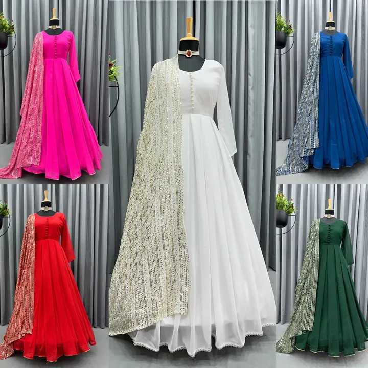 Gown uploaded by Taha fashion from surat on 3/25/2023
