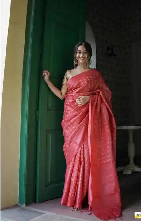 Fabric kota staple silk saree weveing cutwork

Saree5.5 m 

Blouse 1 m

Same blouse pis as the pic

 uploaded by Aanvi fab on 3/25/2023