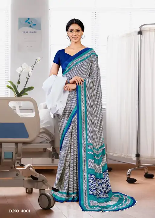 Uniform saree uploaded by Lotus cool-action on 3/25/2023