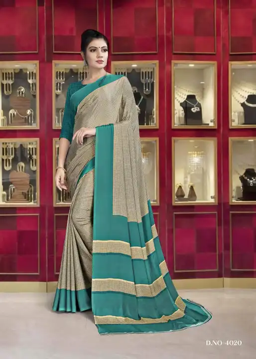 Uniform saree uploaded by business on 3/25/2023