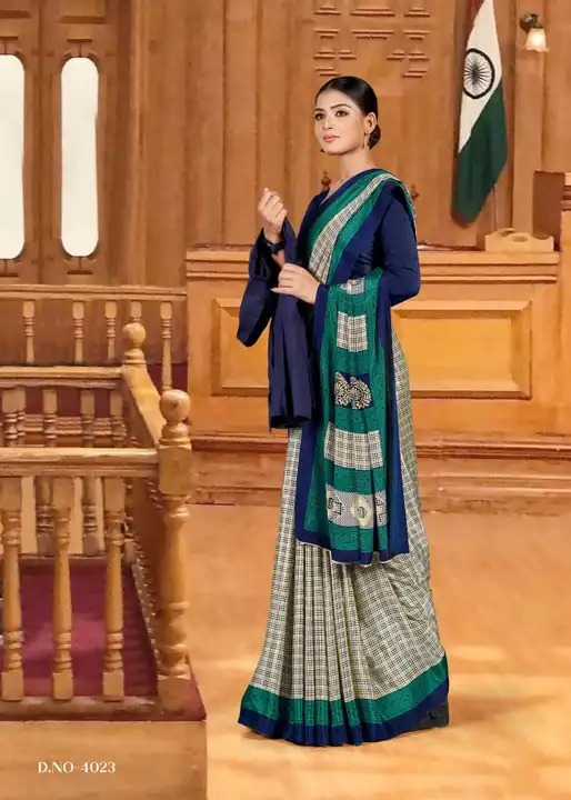 Uniforme saree uploaded by Lotus cool-action on 3/25/2023