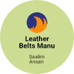 Business logo of Leather belts manufacturer