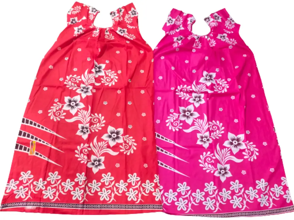 Printed cotton free size nighty for women and girls  uploaded by Bose Garments on 3/25/2023