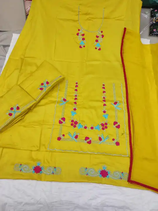 Jaam cotton suit with pure dupatta  uploaded by Manish sales on 3/25/2023