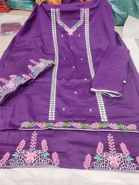 Jaam Cotton Patiala Salwar Suit By AAINA at Rs.510/Catalogue in surat offer  by Aaina Silk Mills LLP