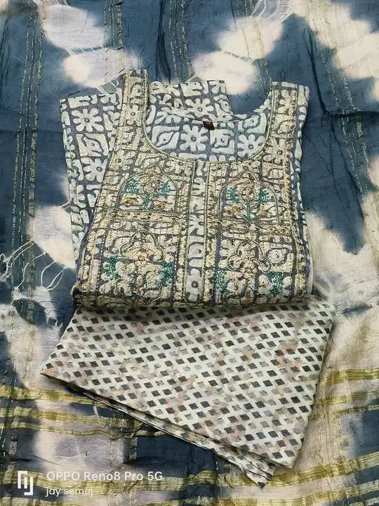 Hevi kurti pent dupatta  uploaded by Impex Enterprise on 3/25/2023