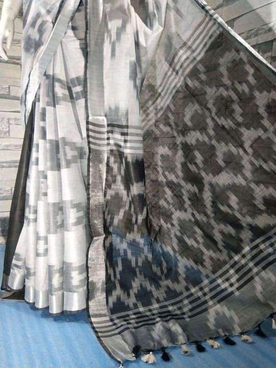 Bhagalpuri eqqat saree with blause uploaded by Saree. Suit material. Dupattas  on 3/1/2021
