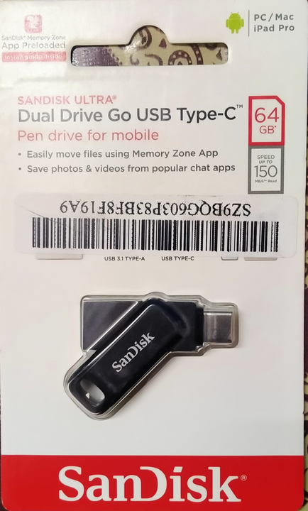 Post image I want 1-10 pieces of SanDisk 128, 64 GB OTG pen drive 3.0 or 3.1 versio at a total order value of 5000. Please send me price if you have this available.