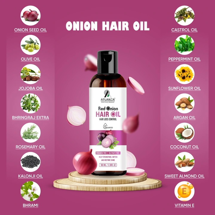 Red onion hair oil 100 ML uploaded by Atlanza on 3/25/2023