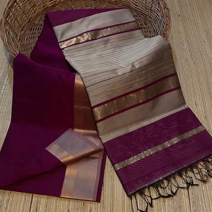 Bhagalpuri Maheshwari Soft Silk Saree  uploaded by Kiran Textile on 3/25/2023