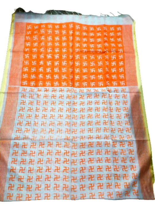 Beautiful cotton silk saree with blouse piece  uploaded by Bose Garments on 3/25/2023