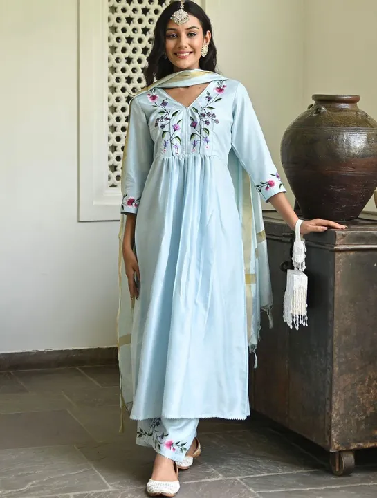 Beautiful kurti pant with duptta uploaded by Maa karni fashion on 3/25/2023