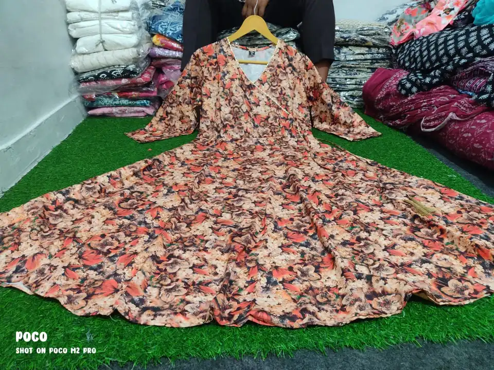 Beautiful gown uploaded by Maa karni fashion on 3/25/2023