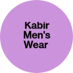 Business logo of Kabir men's wear
