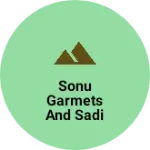 Business logo of Sonu garmets and sadi centre