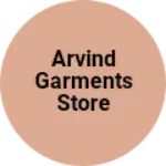 Business logo of Arvind garments store