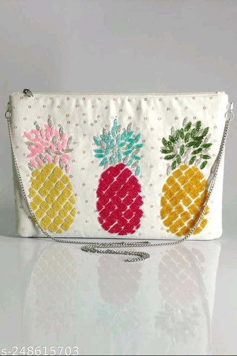 Latest design pineapple Handwork embellished  uploaded by Lemonius Pearls on 3/25/2023