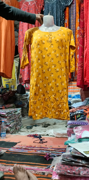 Rayon kurti XL size  uploaded by S R ENTERPRISES on 3/25/2023