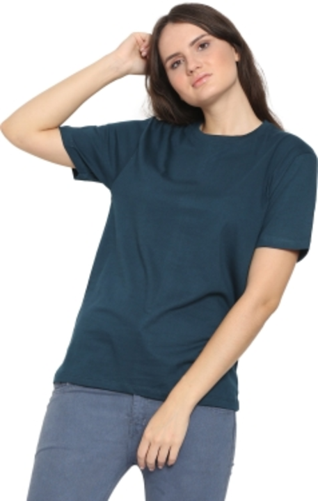 Solid plain. Tshirt for women  uploaded by business on 3/25/2023