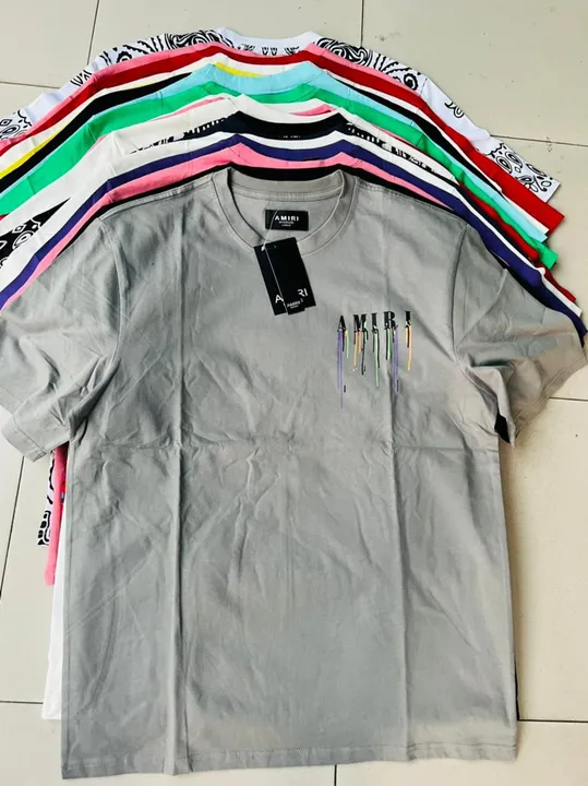 AMIRI Oversize Tshirt Size M to XL Price 360 MINIMUM ORDER uploaded by Red And white Men's Wear on 3/25/2023