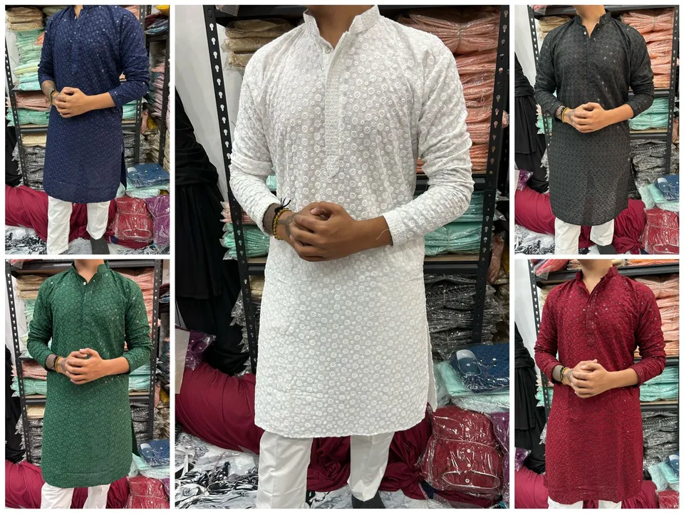 Rayon Heavy Work Kurta uploaded by MOHINI TRADERS on 3/25/2023