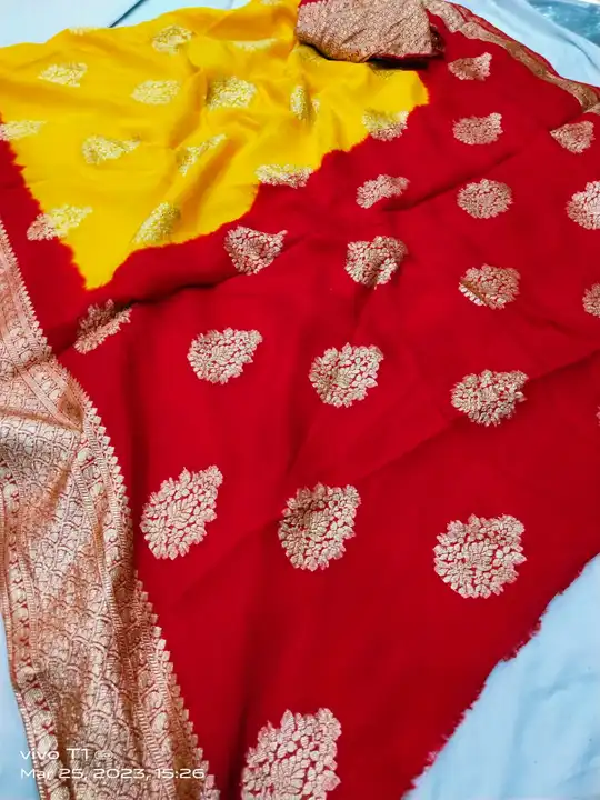Dola silk saree uploaded by Mayra creations on 3/25/2023